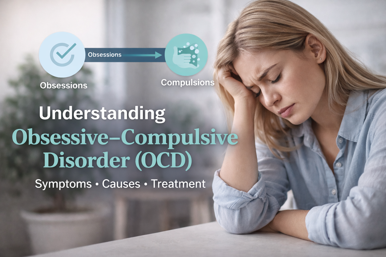 Obsessive-compulsive disorder symptoms banner