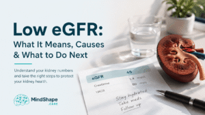 Low eGFR blood test results, causes, kidney function and next steps