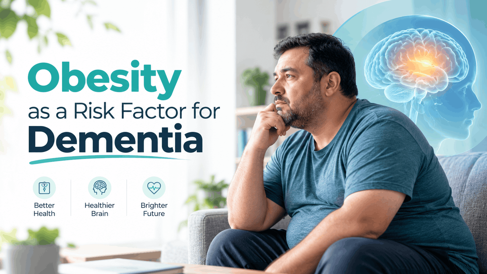 Obesity and Dementia Risk Infographic banner